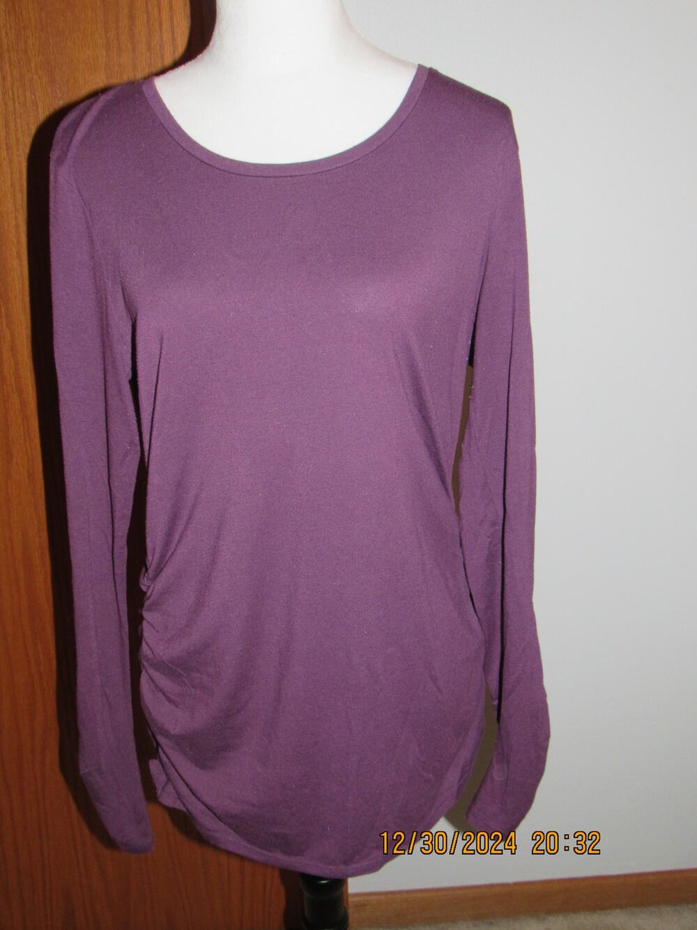 Purple long sleeve shirt Medium